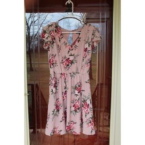 cute pink dress with flowers!!!